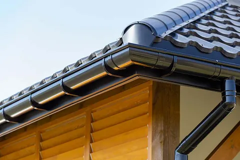 new gutters installed