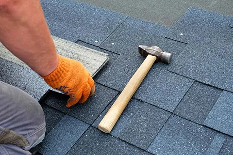 working with asphalt roofing
